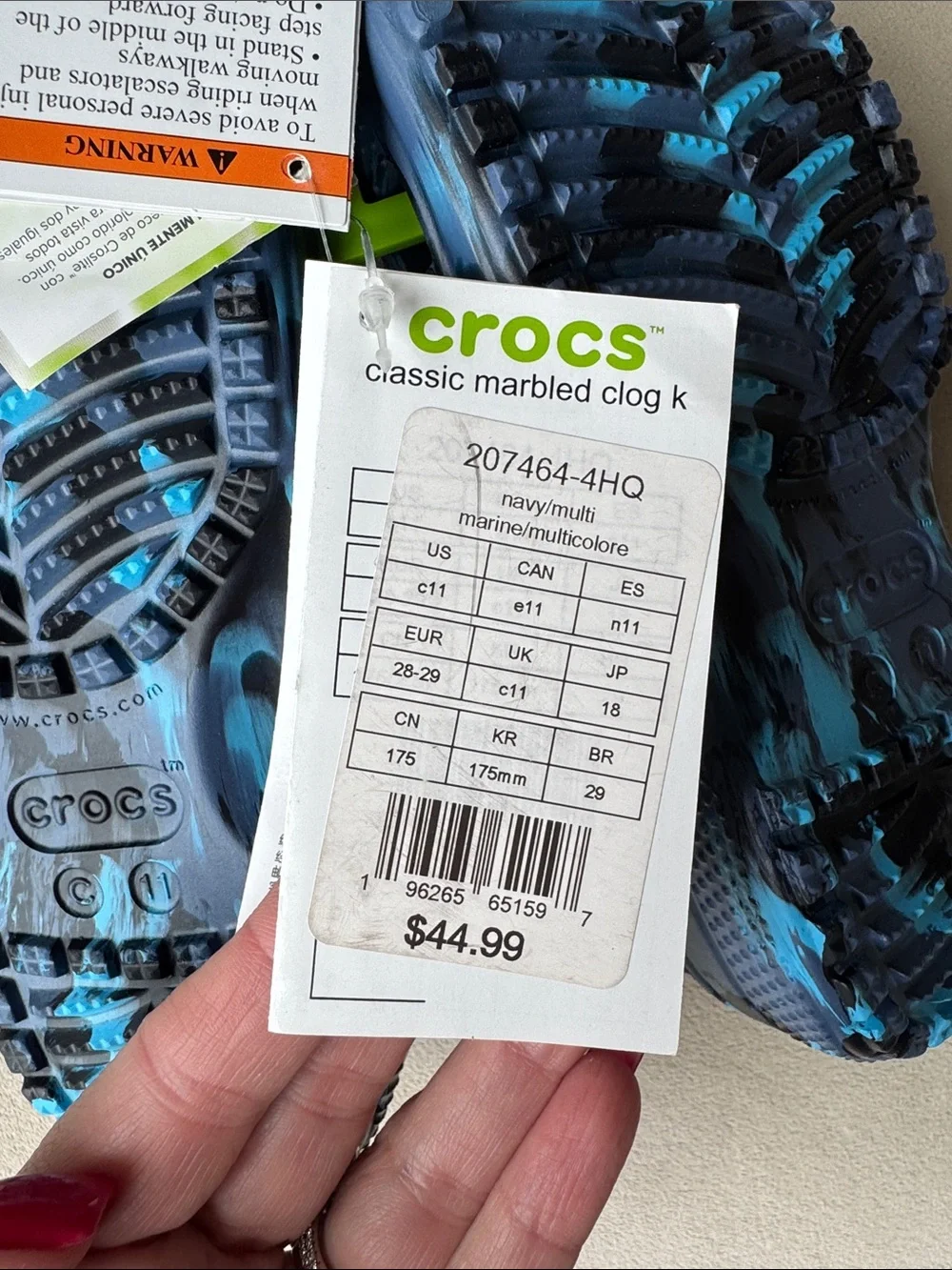 CROCS nwt size